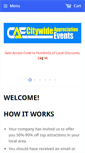 Mobile Screenshot of citywideeventsinc.com