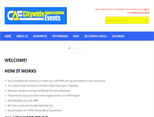 Tablet Screenshot of citywideeventsinc.com